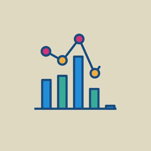 Beginner’s guide to analytics: what metrics actually matter. Graph moving GIF.