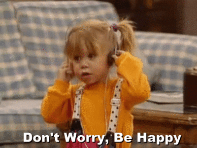 Do lyrics have to mean something personally to you as the artist? GIF singing don't worry, be happy.