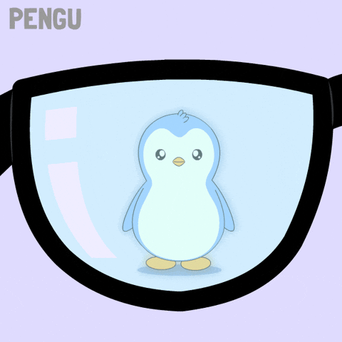 How to fix low quality video upload. GIF of someone turning a penguin from blurry, to clear with glasses.