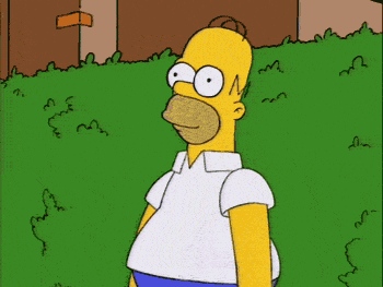 Why did my engagement suddenly drop? Homer disappear GIF.