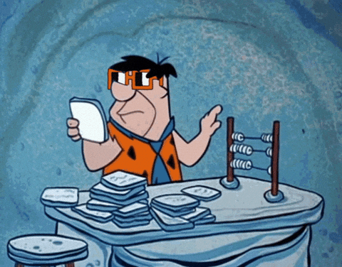 Is it safe to buy followers? Flinstones GIF.