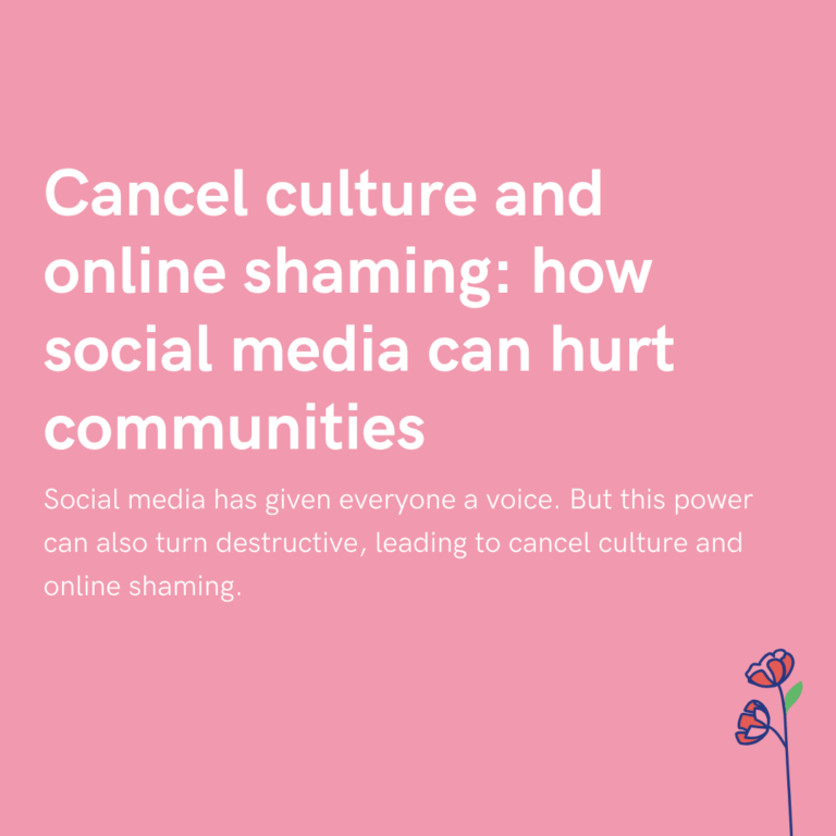 Cancel culture and online shaming how social media can hurt communities