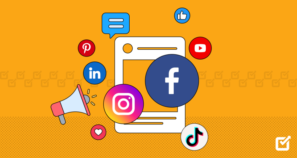 Will new platforms replace the current giants? Social media platform graphics.