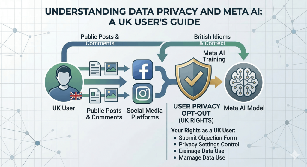 Is your Facebook profile being harvested? The shocking truth about Meta’s new AI ‘brain’ Meta graphic explaining the process.