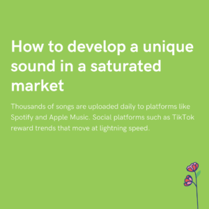 How to develop a unique sound in a saturated market