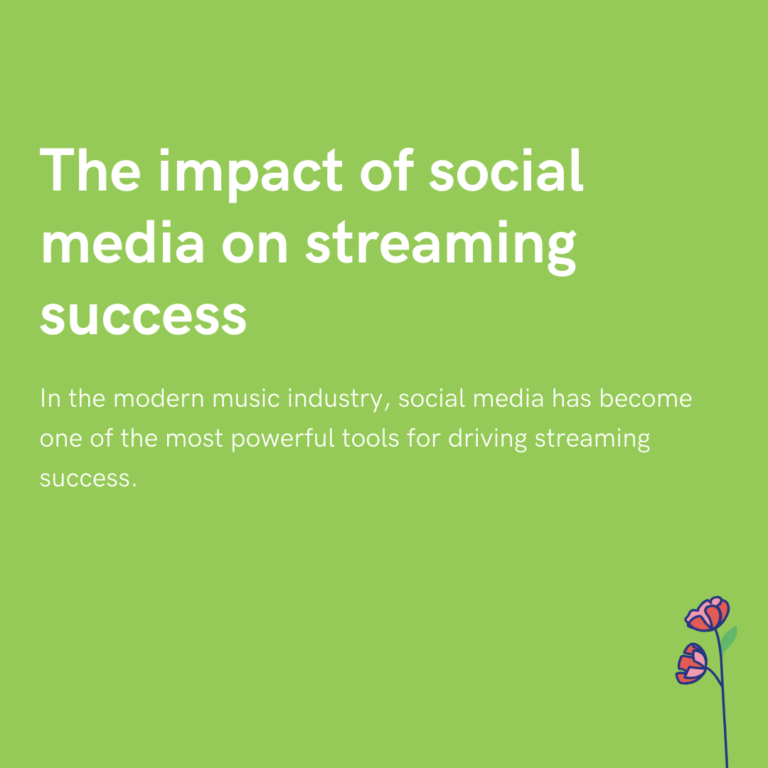 The impact of social media on streaming success