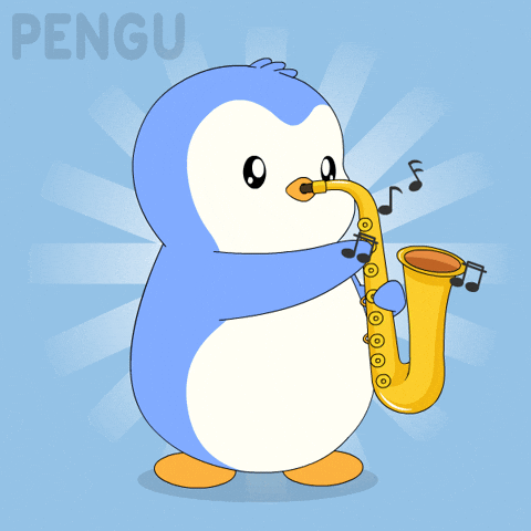 Extending the life of your instruments and equipment. Penguin playing saxophone.