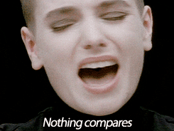 The comparison trap: why everyone’s life looks perfect online. GIF of Sinead O'Connor singing Nothing Compares.