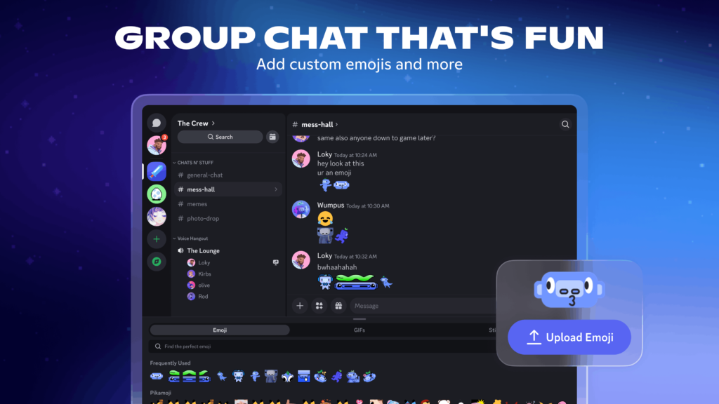 Discord for musicians: building a digital "backstage" where your most loyal fans actually live. Graphic of Discord.