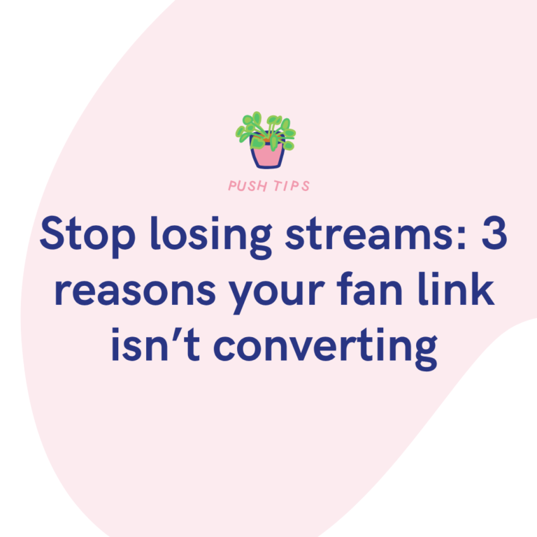 Stop losing streams 3 reasons your fan link isn’t converting