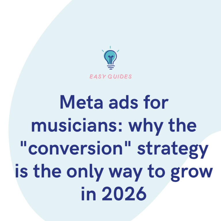 Meta ads for musicians why the conversion strategy is the only way to grow in 2026