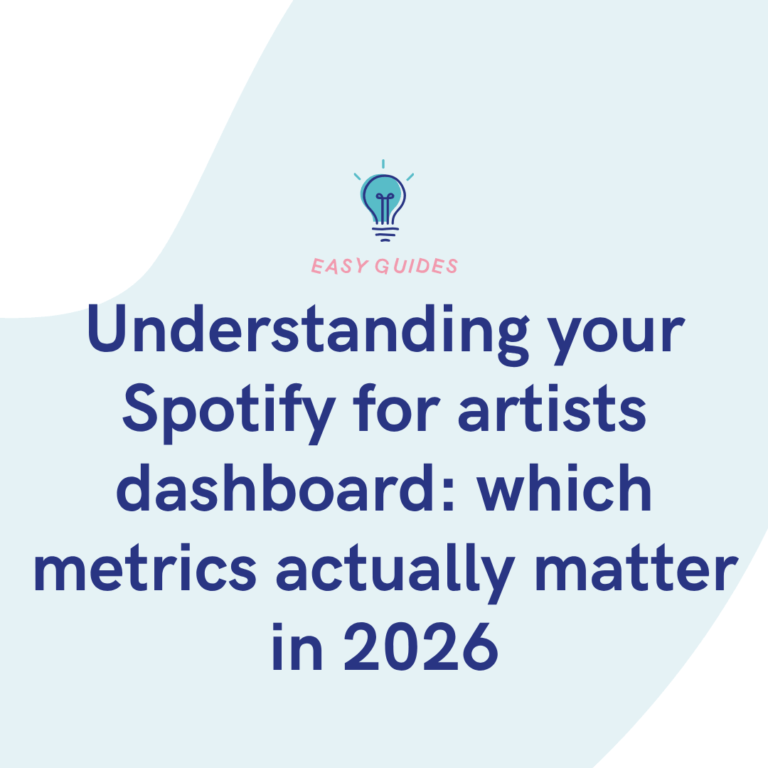 Understanding your Spotify for artists dashboard which metrics actually matter in 2026