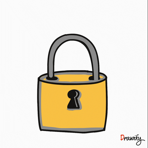 Facebook privacy checkup: 3 settings you should change right now. Lock opening and closing GIF.