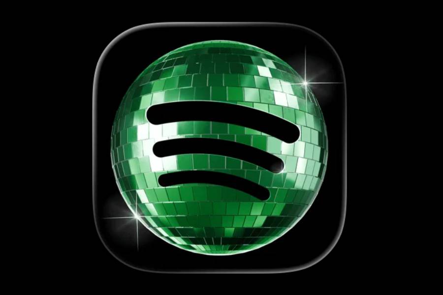Spotify turns up the volume on live music. Spotify logo.