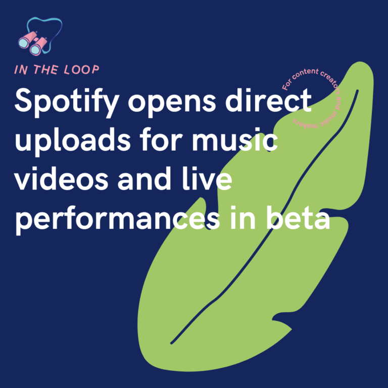 Spotify opens direct uploads for music videos and live performances in beta