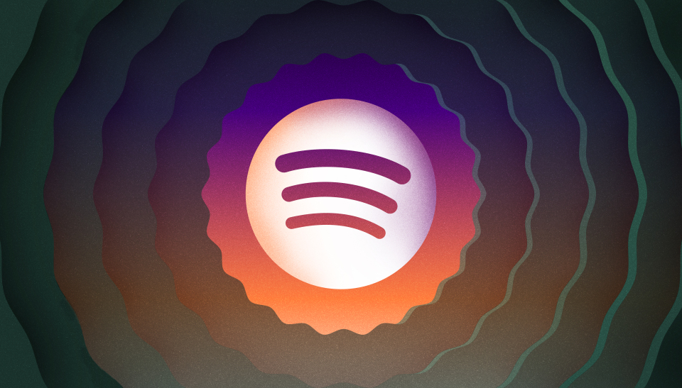 Are algorithm playlists making our music taste boring? How Spotify’s safety net is killing the joy of discovery. Spotify logo on a black background.