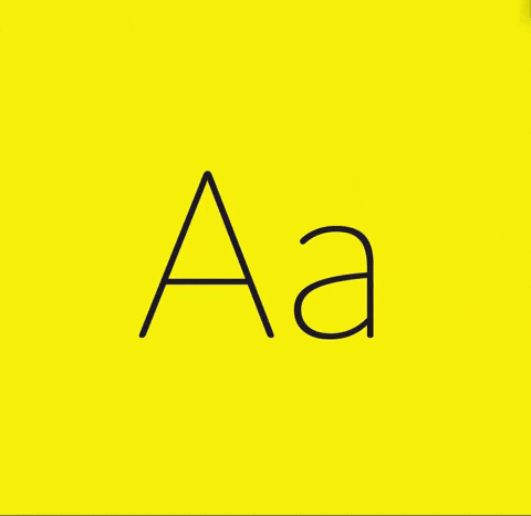 Free font and graphics apps to make your Instagram stories stand out. Various fonts shown on a GIF.