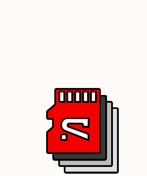 How to clean and store your raw camera memory cards to prevent corruption. GIF of an SD card.