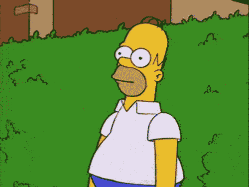 How to back up your creative files so you never lose your work. Homer disappearing GIF.