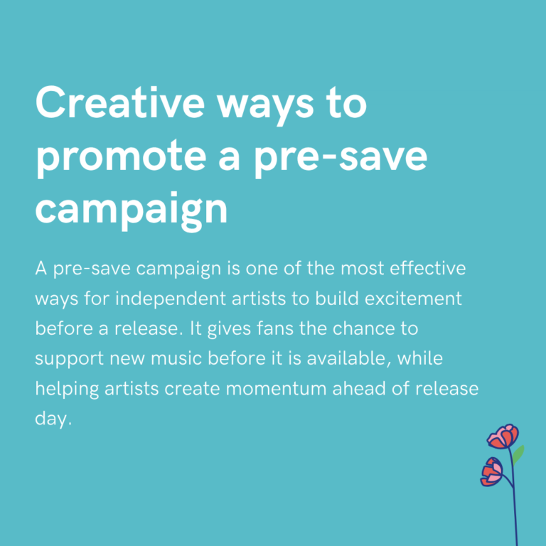 Creative ways to promote a pre-save campaign