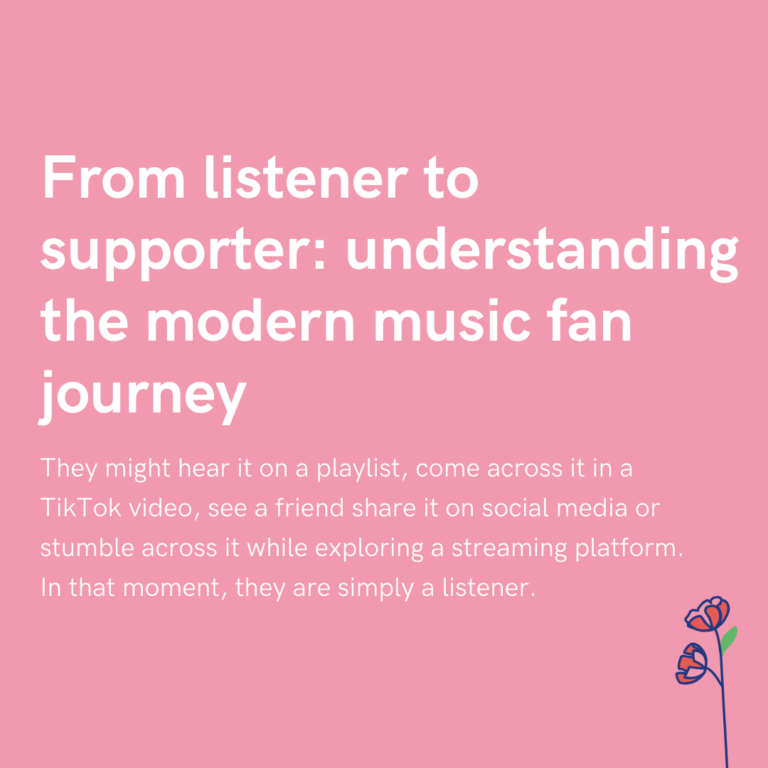From listener to supporter understanding the modern music fan journey